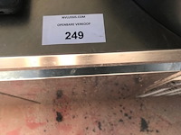 Inox koelwerkbank diamond 3 deuren gastro line plus afm. 1,80m x 0,70m