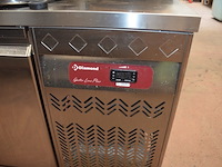 Inox koelwerkbank diamond 4 deuren dt3224-r2 gastro line plus afm. 2,20m x 0,70m - afbeelding 5 van  6