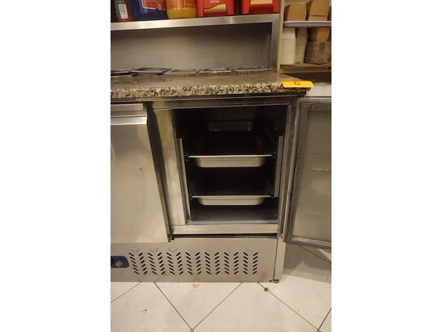 Inox koelwerkbank diamond - afbeelding 3 van  5