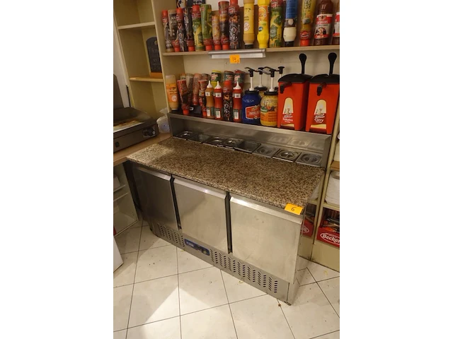 Inox koelwerkbank diamond - afbeelding 4 van  5