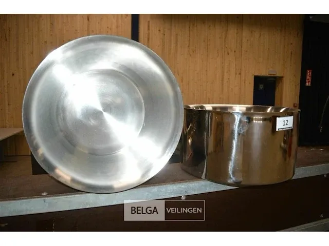 Inox kommen ijsemmers ø40 - h20 - afbeelding 2 van  2
