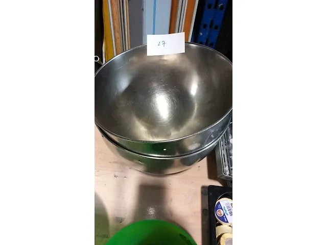 Inox kommen - afbeelding 1 van  1