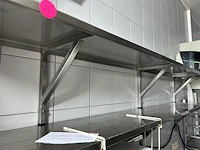 Inox legbanken 200x30 (2st) - afbeelding 1 van  2