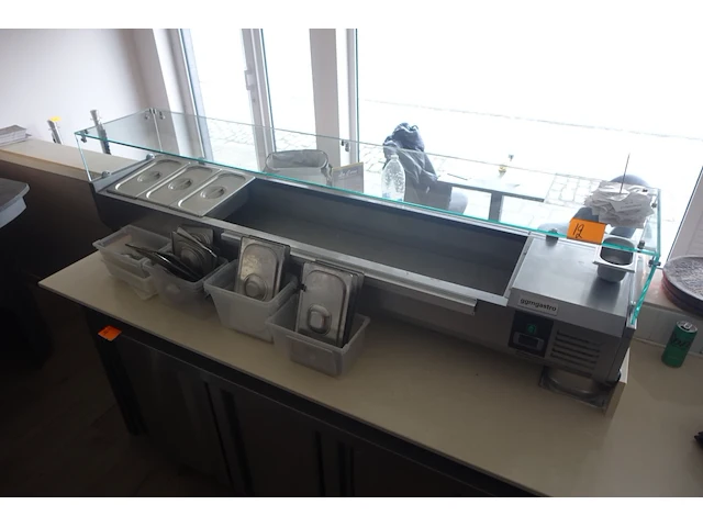Inox opzetvitrine ggmgastro - afbeelding 1 van  2