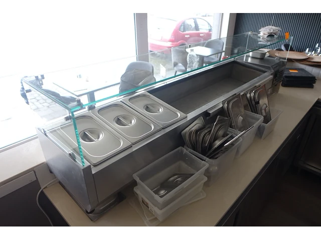 Inox opzetvitrine ggmgastro - afbeelding 2 van  2