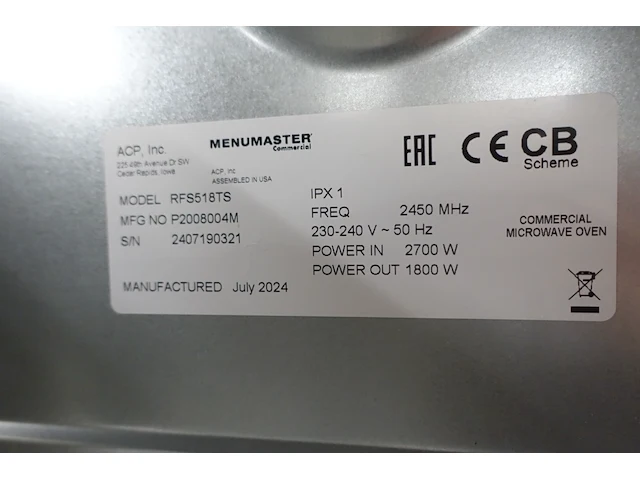 Inox programeerbare microgol menumaster - afbeelding 4 van  4