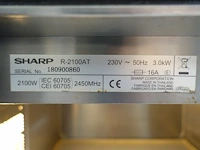 Inox programeerbare microgolf sharp - afbeelding 4 van  4