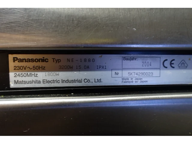 Inox programmeerbare oven panasonic - afbeelding 4 van  4