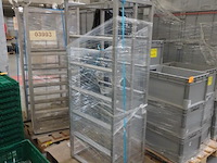 Inox regaalwagen - afbeelding 3 van  4