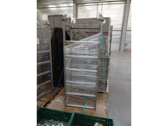 Inox regaalwagen - afbeelding 1 van  4