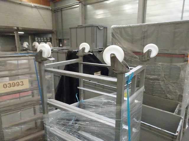 Inox regaalwagen - afbeelding 4 van  4