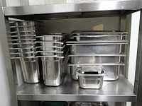 Inox rek + inhoud - afbeelding 4 van  5