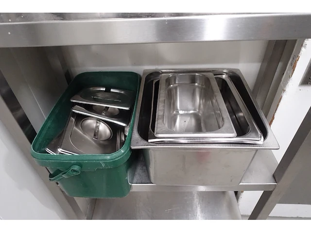 Inox rek + inhoud - afbeelding 5 van  5