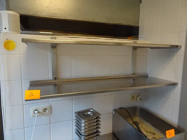 Inox rek - afbeelding 1 van  3