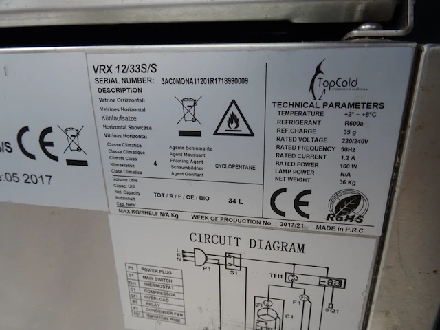 Inox saladbar topcold - afbeelding 4 van  5