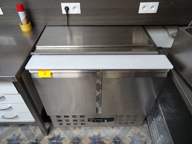 Inox saladekoelkast combisteel - afbeelding 2 van  7