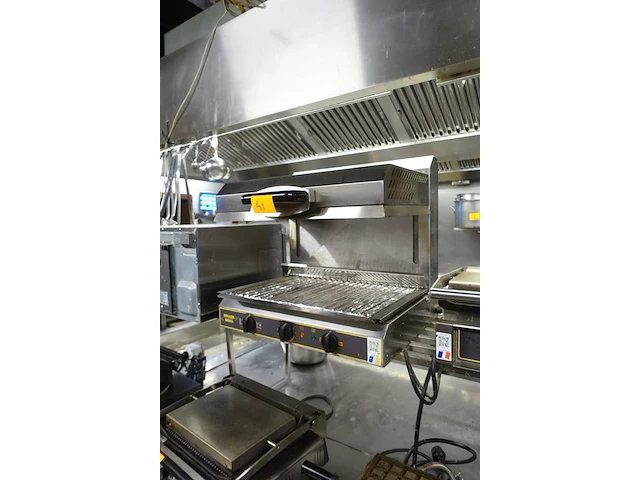 Inox salamander roller grill - afbeelding 2 van  3