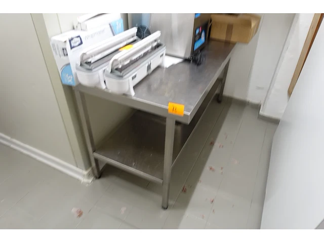 Inox schap - afbeelding 1 van  1