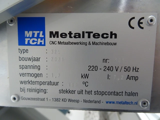 Inox sealmachine metal pack - afbeelding 6 van  6