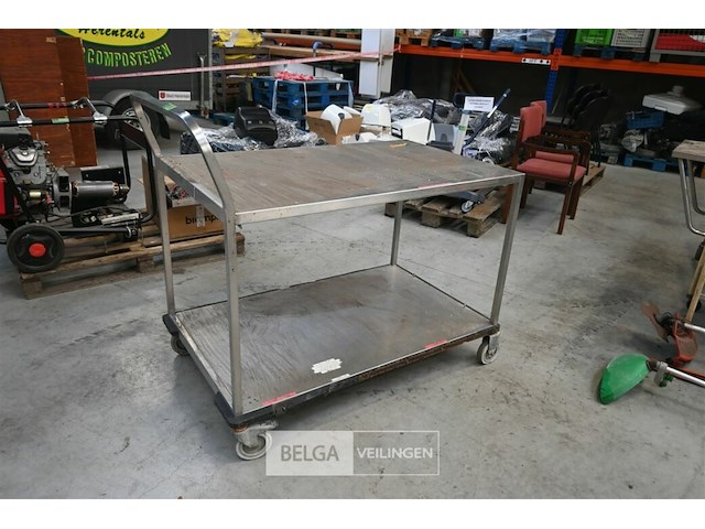 Inox serveerkar - afbeelding 1 van  5