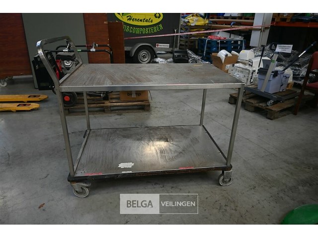 Inox serveerkar - afbeelding 2 van  5