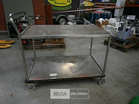 Inox serveerkar - afbeelding 2 van  5