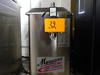 Inox slagroomautomaat mussana - afbeelding 1 van  5