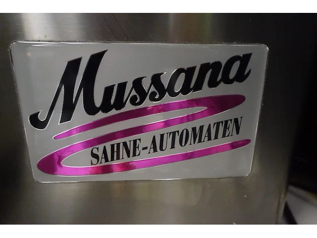 Inox slagroomautomaat mussana - afbeelding 2 van  5