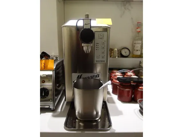 Inox slagroommachine mussana - afbeelding 1 van  3