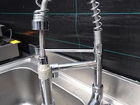 Inox spoelbak + inox werktafel - afbeelding 4 van  5