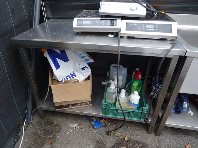 Inox spoelbak + inox werktafel - afbeelding 5 van  5