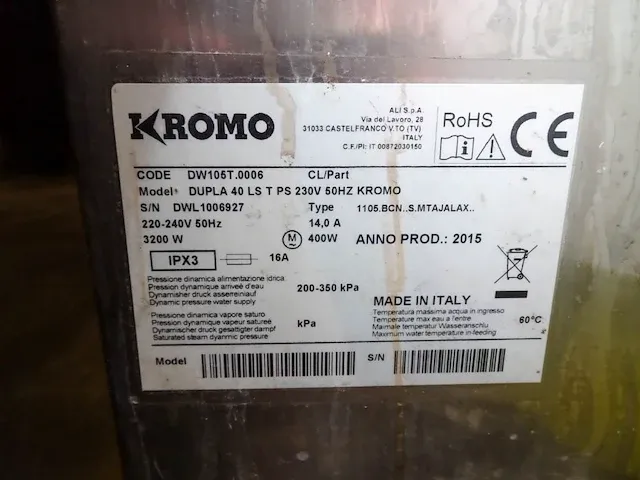 Inox spoelmachine krono - afbeelding 3 van  3