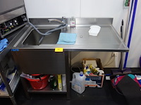 Inox spoeltafel saro