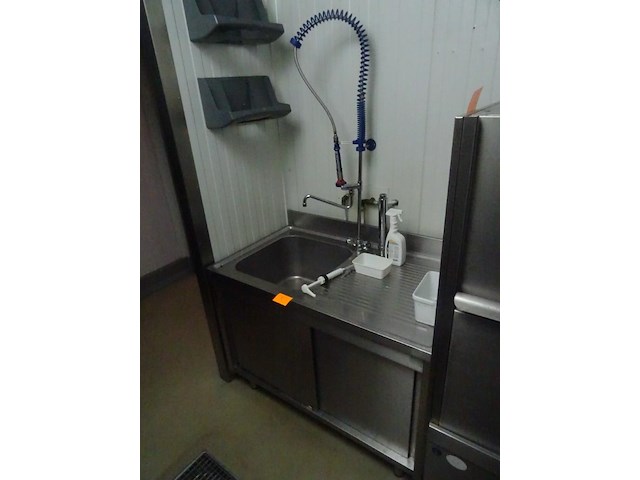 Inox spoeltafel - afbeelding 1 van  3