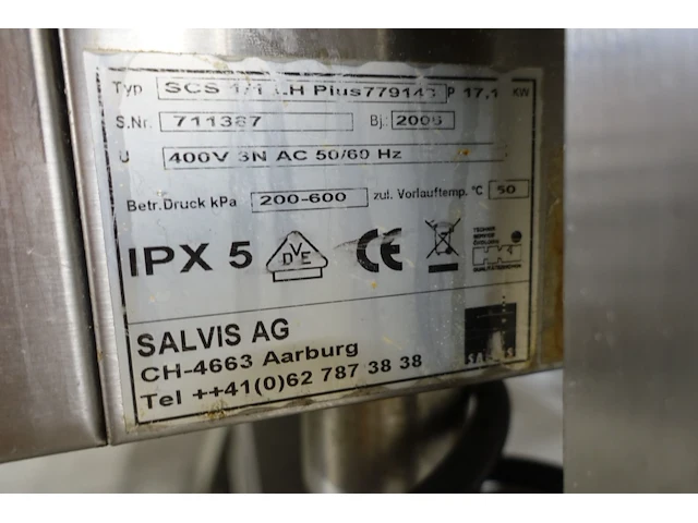 Inox steamer salvis + onderstel - afbeelding 9 van  9