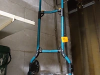 Inox steekwagen + alu trapladder - afbeelding 1 van  4