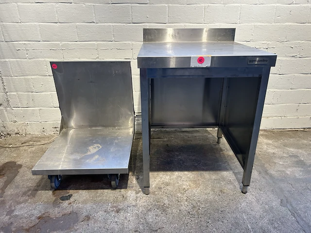 Inox tafel + kar ggmgastro - afbeelding 1 van  7
