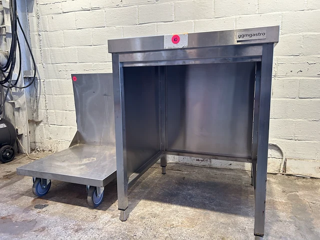 Inox tafel + kar ggmgastro - afbeelding 4 van  7