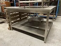 Inox tafel - afbeelding 1 van  2