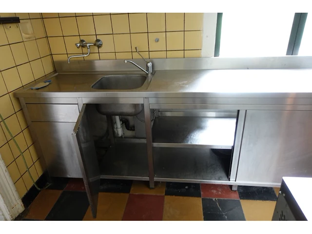 Inox tafel/spoelbak - afbeelding 3 van  5