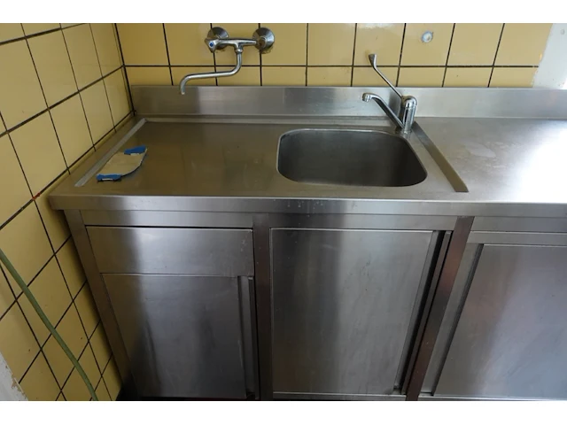 Inox tafel/spoelbak - afbeelding 4 van  5
