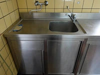 Inox tafel/spoelbak - afbeelding 4 van  5