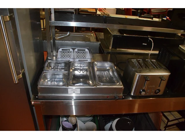 Inox toaster domo , inox bainmarie (31,33) - afbeelding 1 van  6