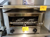 Inox toaster select horeca - afbeelding 1 van  2