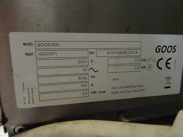 Inox vaatwas goos - afbeelding 5 van  5
