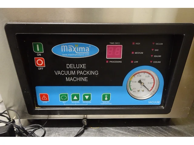 Inox vacuummachine maxima - afbeelding 3 van  5