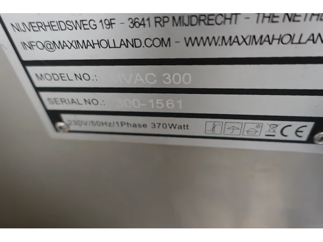 Inox vacuummachine maxima - afbeelding 4 van  5