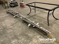 Inox valbeveiliging met geleider - afbeelding 1 van  5