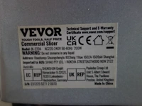 Inox vleessnijmachine vevor - afbeelding 3 van  3