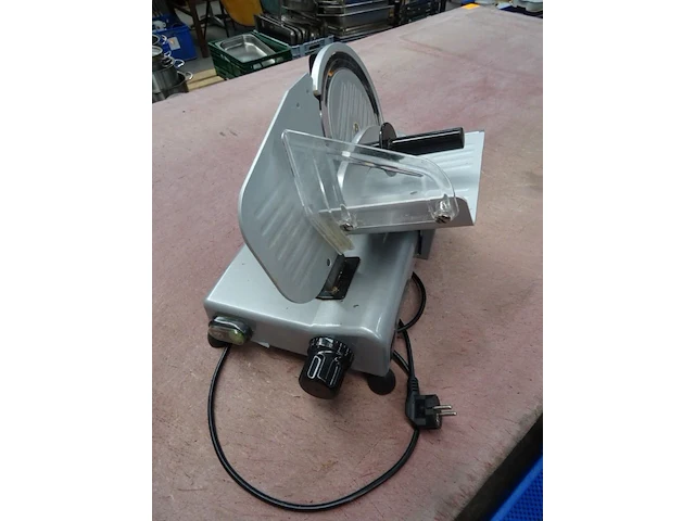 Inox vleessnijmachine - afbeelding 3 van  4